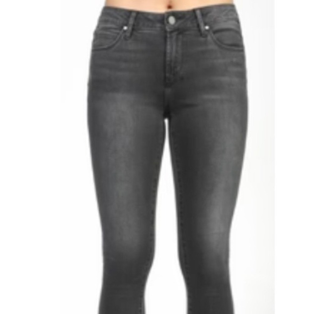 Articles of Society Womens Black Distressed High Rise Skinny Jeans Size 26